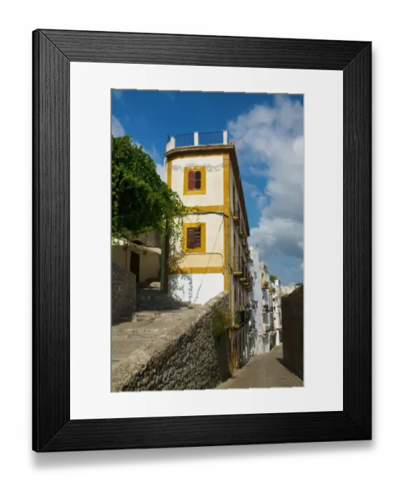 Framed Print : Eivissa, Dalt Villa, Old Citadel, Ibiza, Balearic Islands, Spain Framed Print : Eivissa, Dalt Villa, Old Citadel, Ibiza, Balearic Islands, Spain