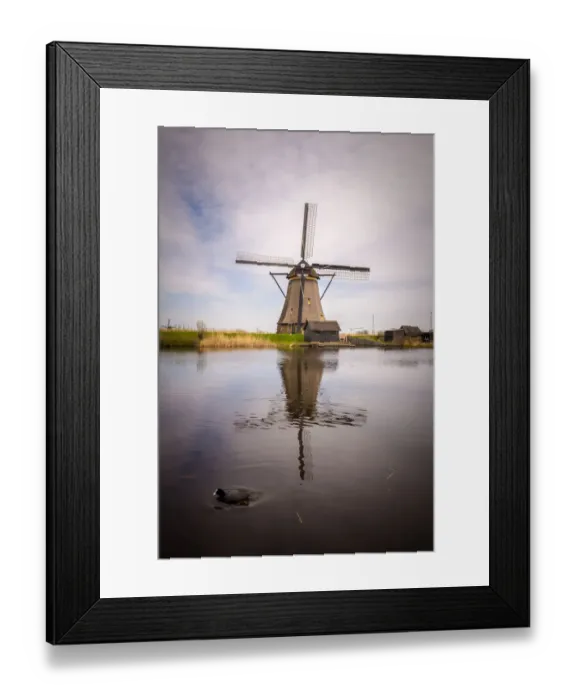Framed Print : Windmill at UNESCO World Heritage Kinderdijk Framed Print : Windmill at UNESCO World Heritage Kinderdijk