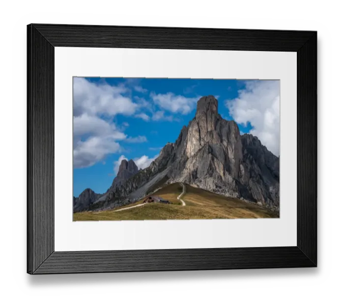 Framed Print : Giau pass, passo giau european alps dolomites Italy landscape nature Framed Print : Giau pass, passo giau european alps dolomites Italy landscape nature
