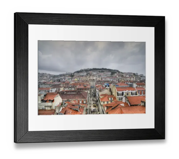Framed Print : Suo Jorge Castle in Lisbon, Portugal Framed Print : Suo Jorge Castle in Lisbon, Portugal