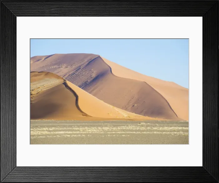 Framed Print : Sand dunes in Sossuvlei. Namib Desert, Namibia Framed Print : Sand dunes in Sossuvlei. Namib Desert, Namibia