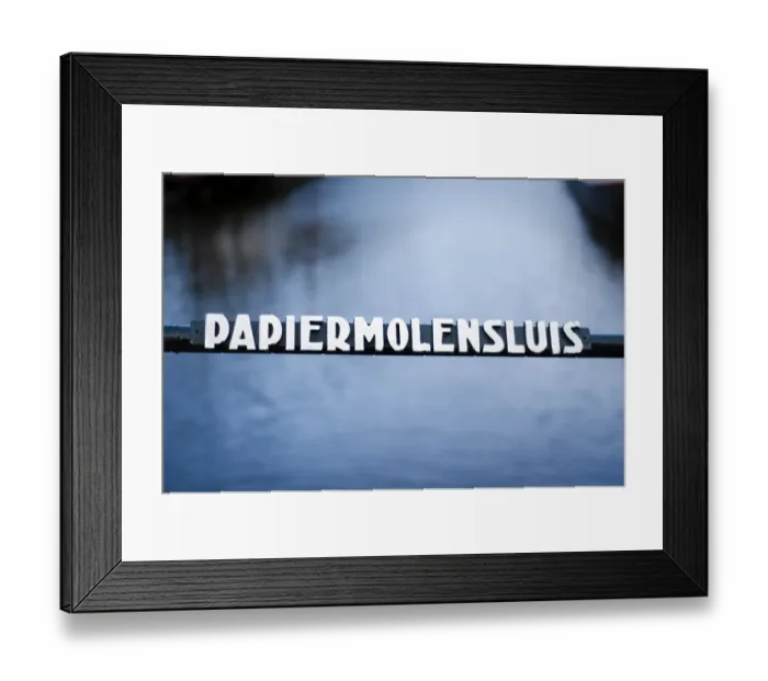 Framed Print : An Amsterdam Canal Bridge