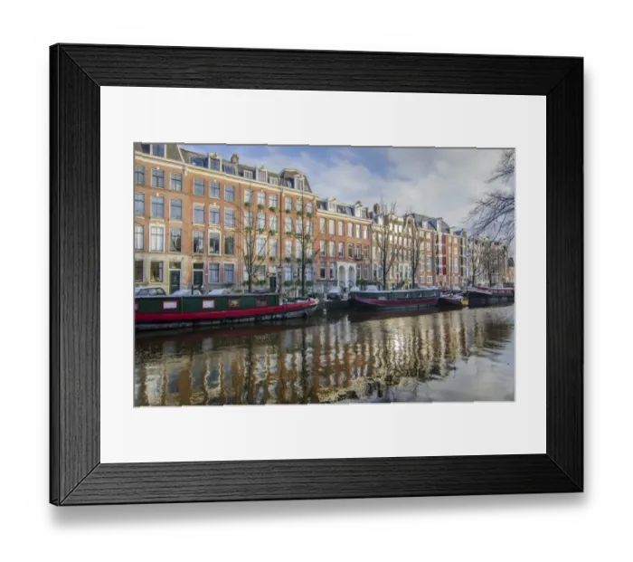 Framed Print : The UNESCO Recognized Canals of Amsterdam Framed Print : The UNESCO Recognized Canals of Amsterdam