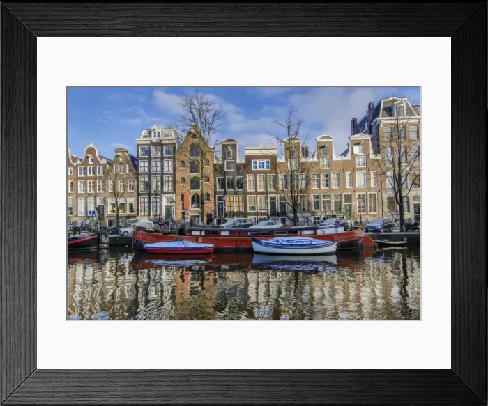 Framed Print : The UNESCO Recognized Canals of Amsterdam Framed Print : The UNESCO Recognized Canals of Amsterdam