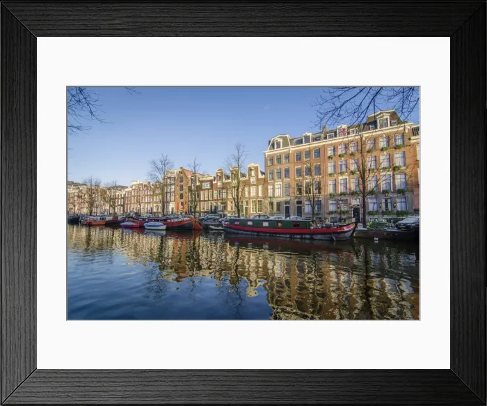 Framed Print : The UNESCO Recognized Canals of Amsterdam Framed Print : The UNESCO Recognized Canals of Amsterdam