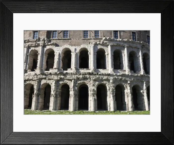 Framed Print : The ruins of the Theatre of Marcellus. Rome, Italy Framed Print : The ruins of the Theatre of Marcellus. Rome, Italy