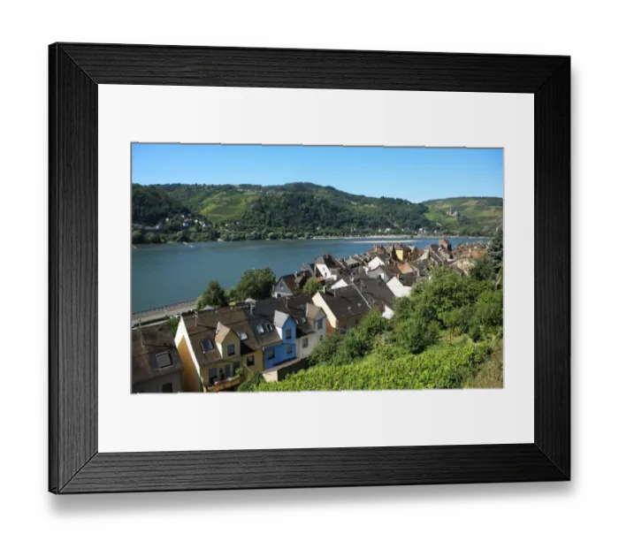 Framed Print : Germany, Rhineland-Palatinate (Rheinland-Pfalz), Lorch, Upper Middle Rhine Valley, UNESCO World Heritage Framed Print : Germany, Rhineland-Palatinate (Rheinland-Pfalz), Lorch, Upper Middle Rhine Valley, UNESCO World Heritage