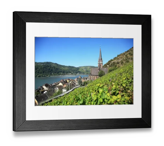 Framed Print : Germany, Rhineland-Palatinate (Rheinland-Pfalz), Lorch, Upper Middle Rhine Valley, UNESCO World Heritage Framed Print : Germany, Rhineland-Palatinate (Rheinland-Pfalz), Lorch, Upper Middle Rhine Valley, UNESCO World Heritage