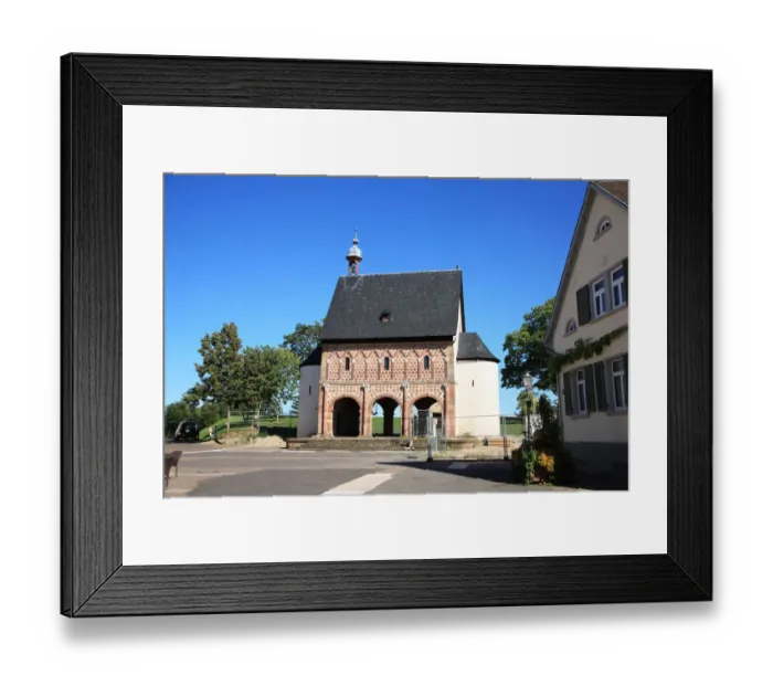 Framed Print : Germany, Hesse (Hessen), Abbey and AltenmAOEnster of Lorsch, UNESCO World Heritage