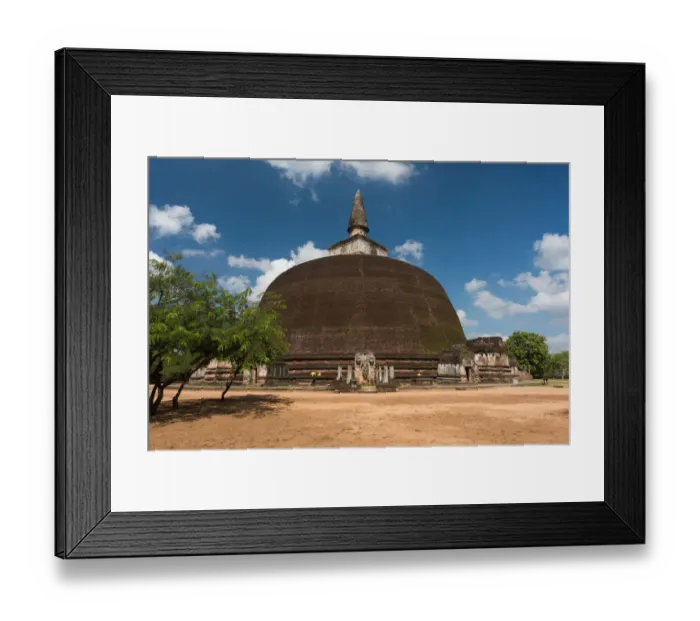 Framed Print : Rankot Vihara, ancient stupa, Polonnaruwa, Sri Lanka Framed Print : Rankot Vihara, ancient stupa, Polonnaruwa, Sri Lanka