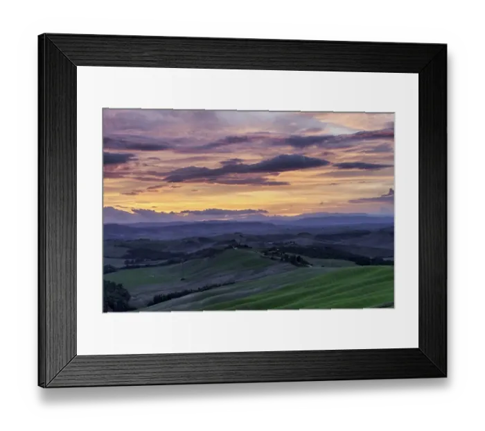 Framed Print : Crete Senesi near Asciano countryside, Val D Orcia Framed Print : Crete Senesi near Asciano countryside, Val D Orcia
