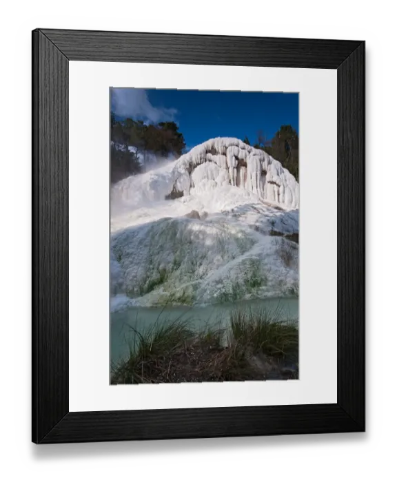 Framed Print : Bagni San Filippo, Fosso Bianco Framed Print : Bagni San Filippo, Fosso Bianco