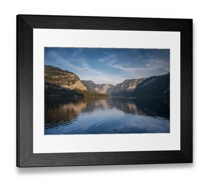 Framed Print : Scenic of Hallstatt lake and Hallstatt village on Twilight time postcard view point, European Alps, Austria Alps, Upper Austria Framed Print : Scenic of Hallstatt lake and Hallstatt village on Twilight time postcard view point, European Alps, Austria Alps, Upper Austria