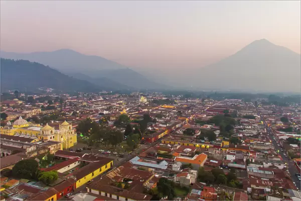 Aerial view, Antigua, Guatemala