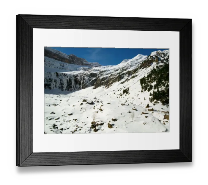 Framed Print : Cirque Of Gavarnie, Hautes Pyrenees, France Framed Print : Cirque Of Gavarnie, Hautes Pyrenees, France