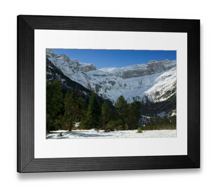 Framed Print : Cirque Of Gavarnie, Hautes Pyrenees, France Framed Print : Cirque Of Gavarnie, Hautes Pyrenees, France