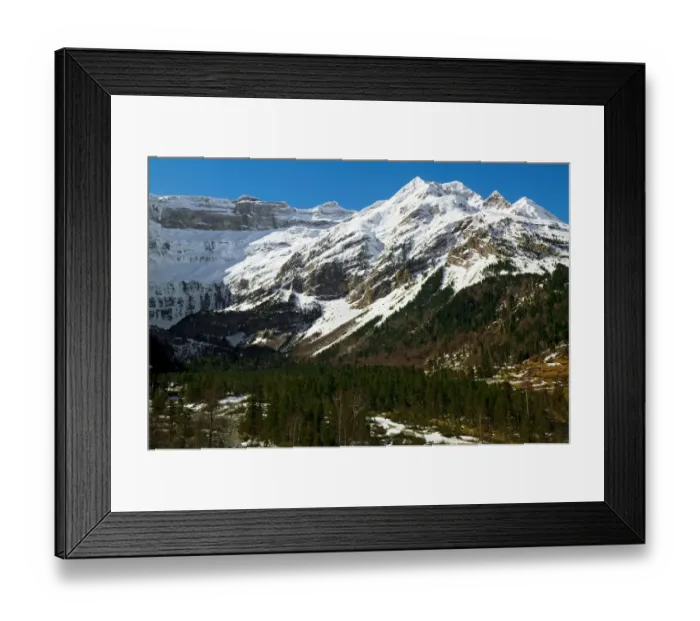 Framed Print : Cirque Of Gavarnie, Hautes Pyrenees, France Framed Print : Cirque Of Gavarnie, Hautes Pyrenees, France