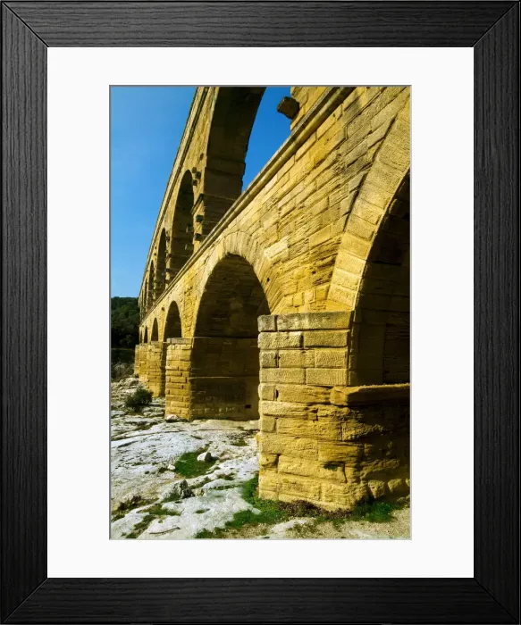 Framed Print : Pont Du Gard, Gard, Languedoc-Roussillon, France Framed Print : Pont Du Gard, Gard, Languedoc-Roussillon, France
