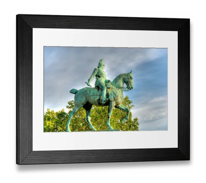 Framed Print : Statue of Kaiser Wilhelm II. in Cologne, Germany Framed Print : Statue of Kaiser Wilhelm II. in Cologne, Germany