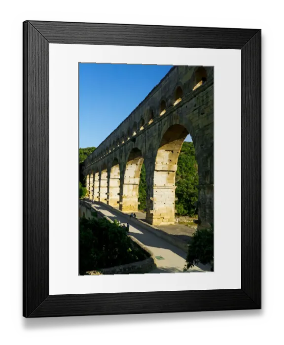 Framed Print : Pont Du Gard, Roman Bridge, Nimes, France Framed Print : Pont Du Gard, Roman Bridge, Nimes, France