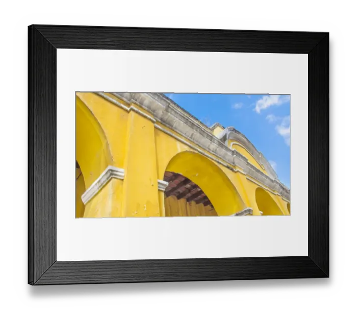 Framed Print : Arch at Tanque de la Union in Antigua Guatemala Framed Print : Arch at Tanque de la Union in Antigua Guatemala