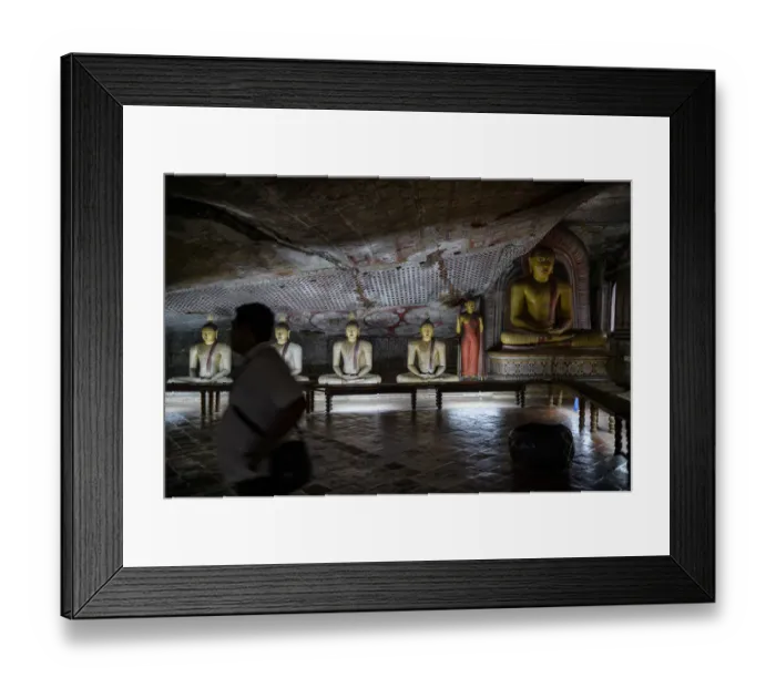 Framed Print : Dambulla Cave temple (also known as the Golden Temple of Dambulla) is a world heritage site (1991) in Sri Lanka Framed Print : Dambulla Cave temple (also known as the Golden Temple of Dambulla) is a world heritage site (1991) in Sri Lanka