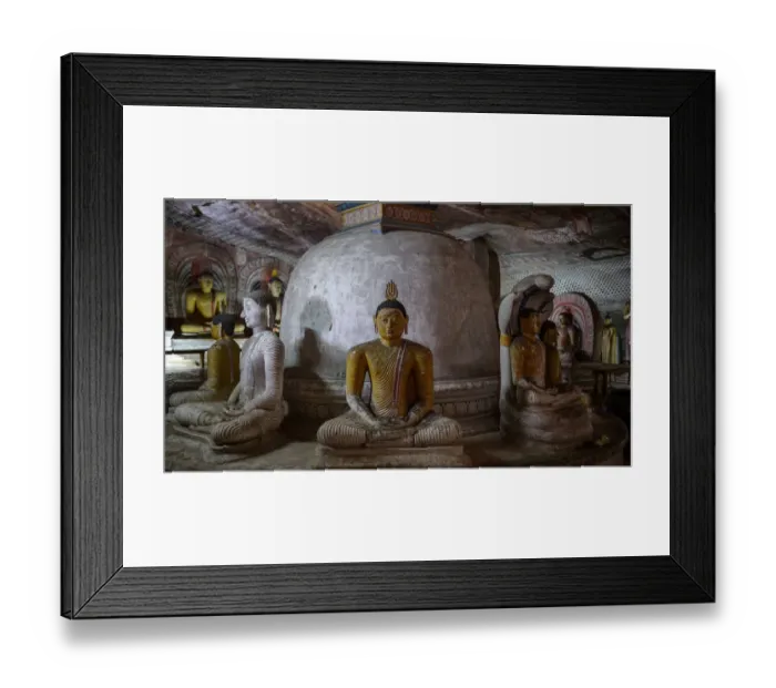 Framed Print : Dambulla Cave temple (also known as the Golden Temple of Dambulla) is a world heritage site (1991) in Sri Lanka Framed Print : Dambulla Cave temple (also known as the Golden Temple of Dambulla) is a world heritage site (1991) in Sri Lanka