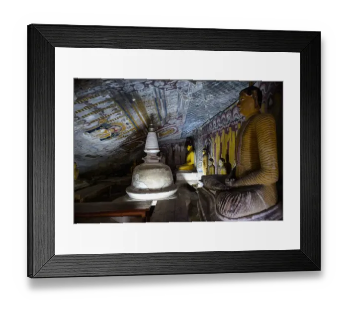 Framed Print : Dambulla Cave temple (also known as the Golden Temple of Dambulla) is a world heritage site (1991) in Sri Lanka Framed Print : Dambulla Cave temple (also known as the Golden Temple of Dambulla) is a world heritage site (1991) in Sri Lanka