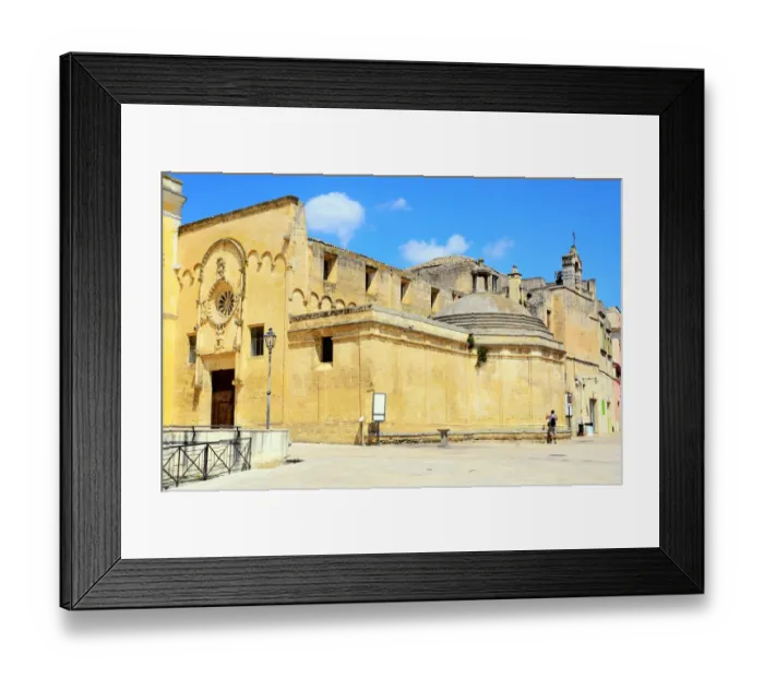 Framed Print : matera, basilicata, italy