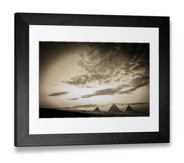 Framed Print : The Pyramids Of Giza, Egypt Framed Print : The Pyramids Of Giza, Egypt