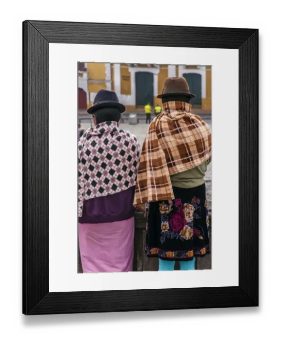 Framed Print : The Indigenous Women of Quito, Ecuador Framed Print : The Indigenous Women of Quito, Ecuador