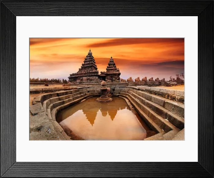 Framed Print : Shore Temple Framed Print : Shore Temple
