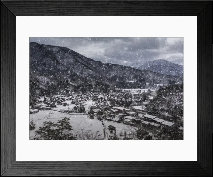 Framed Print : Shirakawago Village Framed Print : Shirakawago Village