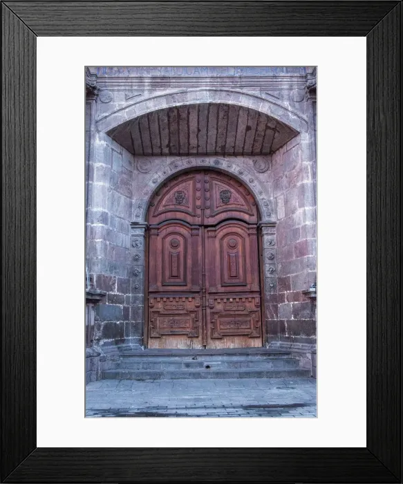 Framed Print : The Doors of Old Quito Framed Print : The Doors of Old Quito