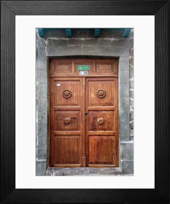 Framed Print : The Doors of Old Quito Framed Print : The Doors of Old Quito
