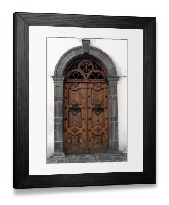 Framed Print : The Doors of Old Quito Framed Print : The Doors of Old Quito