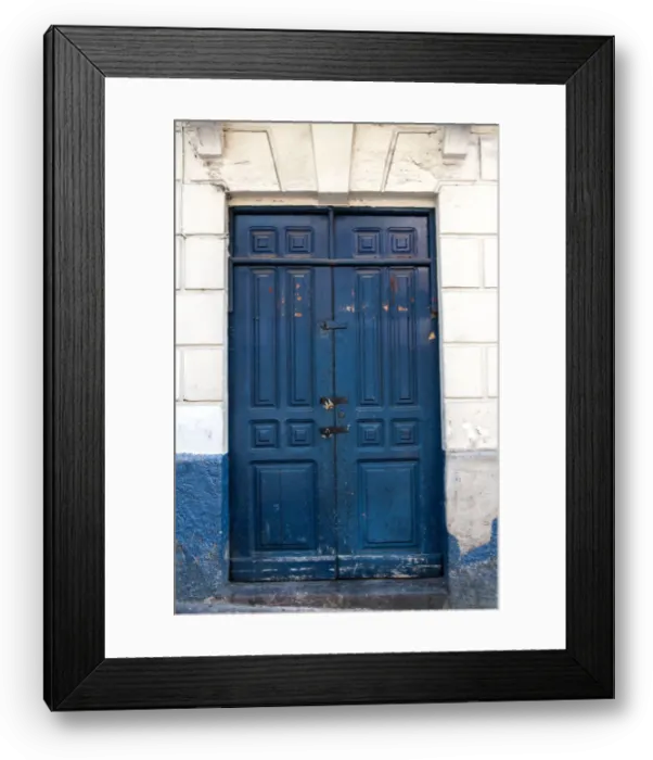 Framed Print : The Doors of Old Quito Framed Print : The Doors of Old Quito