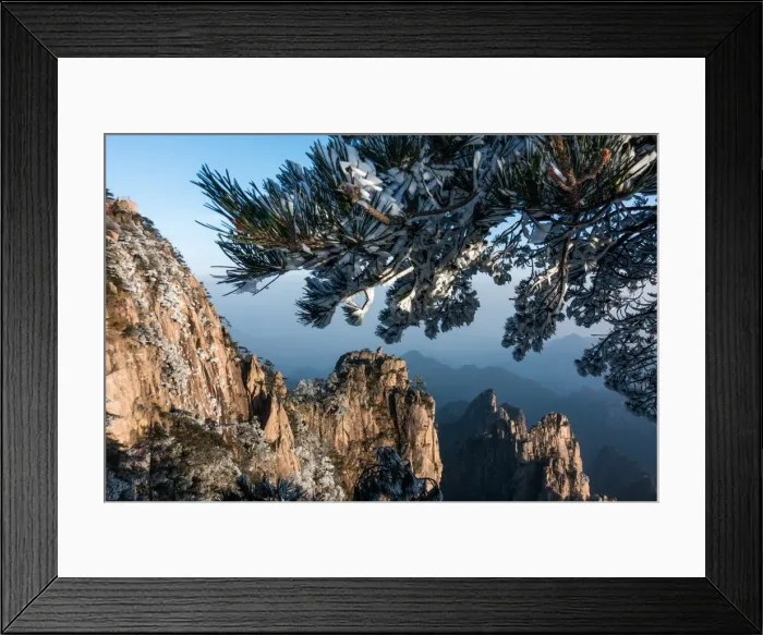 Framed Print : lion peak view point, Huangshan (Yellow Mountains), Eastern China Framed Print : lion peak view point, Huangshan (Yellow Mountains), Eastern China