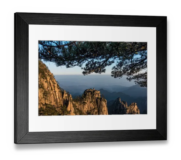 Framed Print : lion peak view point, Huangshan (Yellow Mountains), Eastern China Framed Print : lion peak view point, Huangshan (Yellow Mountains), Eastern China