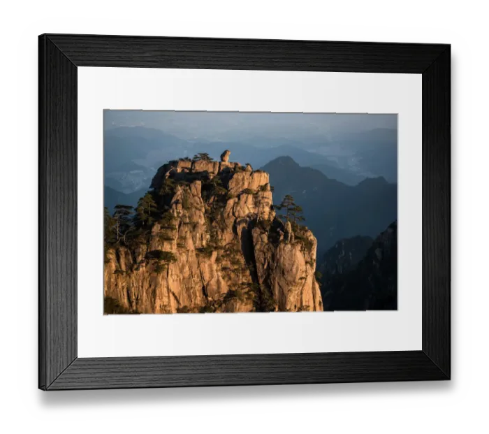 Framed Print : lion peak view point, Huangshan (Yellow Mountains), Eastern China Framed Print : lion peak view point, Huangshan (Yellow Mountains), Eastern China