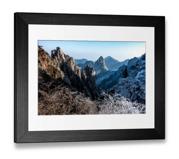 Framed Print : Huangshan (Yellow Mountains), Eastern China Framed Print : Huangshan (Yellow Mountains), Eastern China