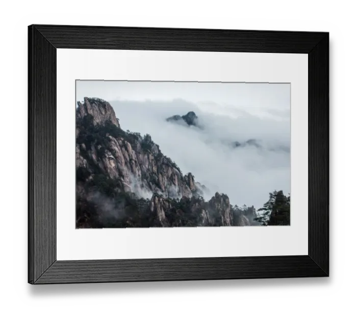 Framed Print : Huangshan (Yellow Mountains), Eastern China Framed Print : Huangshan (Yellow Mountains), Eastern China