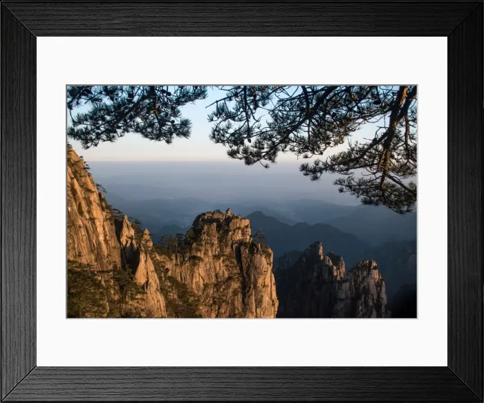 Framed Print : lion peak view point, Huangshan (Yellow Mountains), Eastern China Framed Print : lion peak view point, Huangshan (Yellow Mountains), Eastern China