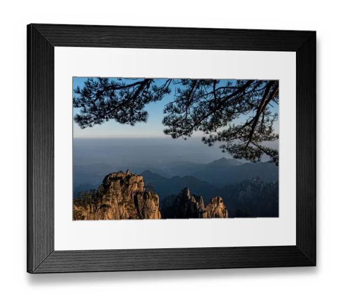 Framed Print : lion peak view point, Huangshan (Yellow Mountains), Eastern China Framed Print : lion peak view point, Huangshan (Yellow Mountains), Eastern China