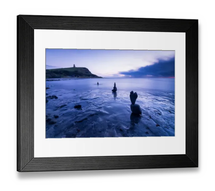 Framed Print : Kimmeridge Bay at blue hour Framed Print : Kimmeridge Bay at blue hour