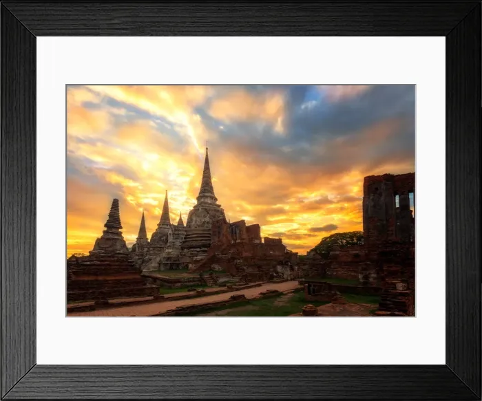 Framed Print : Wat Phrasisanpetch Framed Print : Wat Phrasisanpetch
