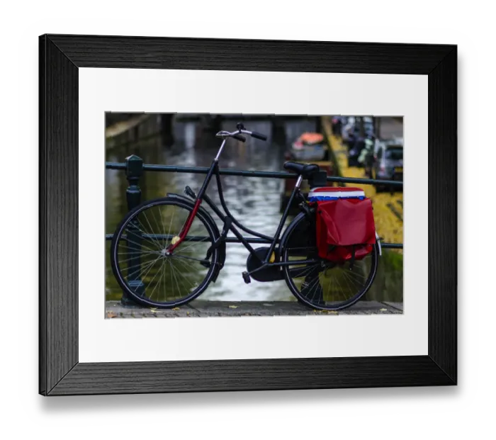 Framed Print : The Iconic Bicycle Culture of Urban Amsterdam Framed Print : The Iconic Bicycle Culture of Urban Amsterdam
