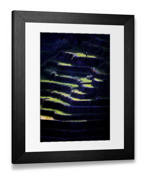Framed Print : Bangaan Rice Terraces Framed Print : Bangaan Rice Terraces