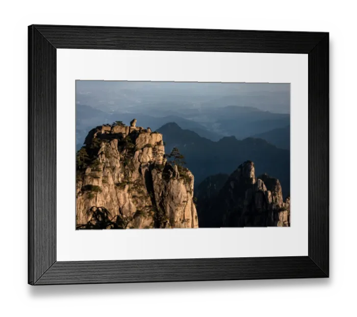 Framed Print : lion peak view point, Huangshan (Yellow Mountains), Eastern China Framed Print : lion peak view point, Huangshan (Yellow Mountains), Eastern China