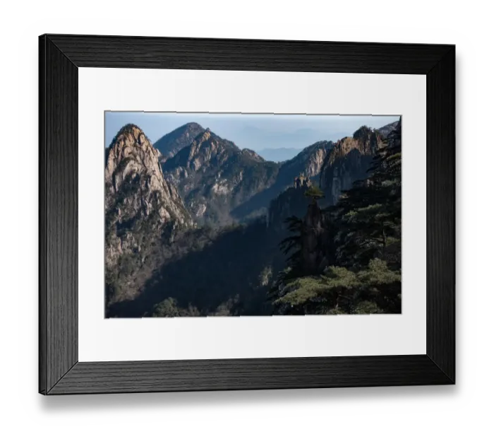 Framed Print : Huangshan (Yellow Mountains), Eastern China Framed Print : Huangshan (Yellow Mountains), Eastern China
